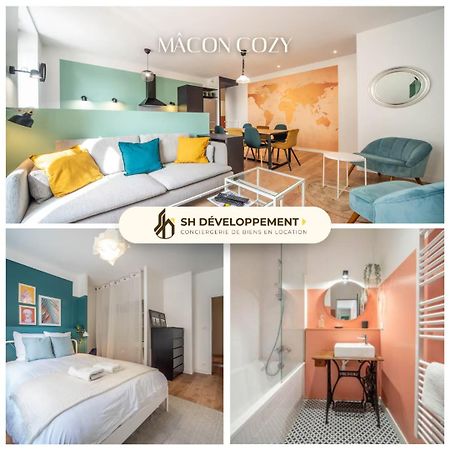 Macon Cozy / Appartement Central 100M² / 8 Pers Екстериор снимка