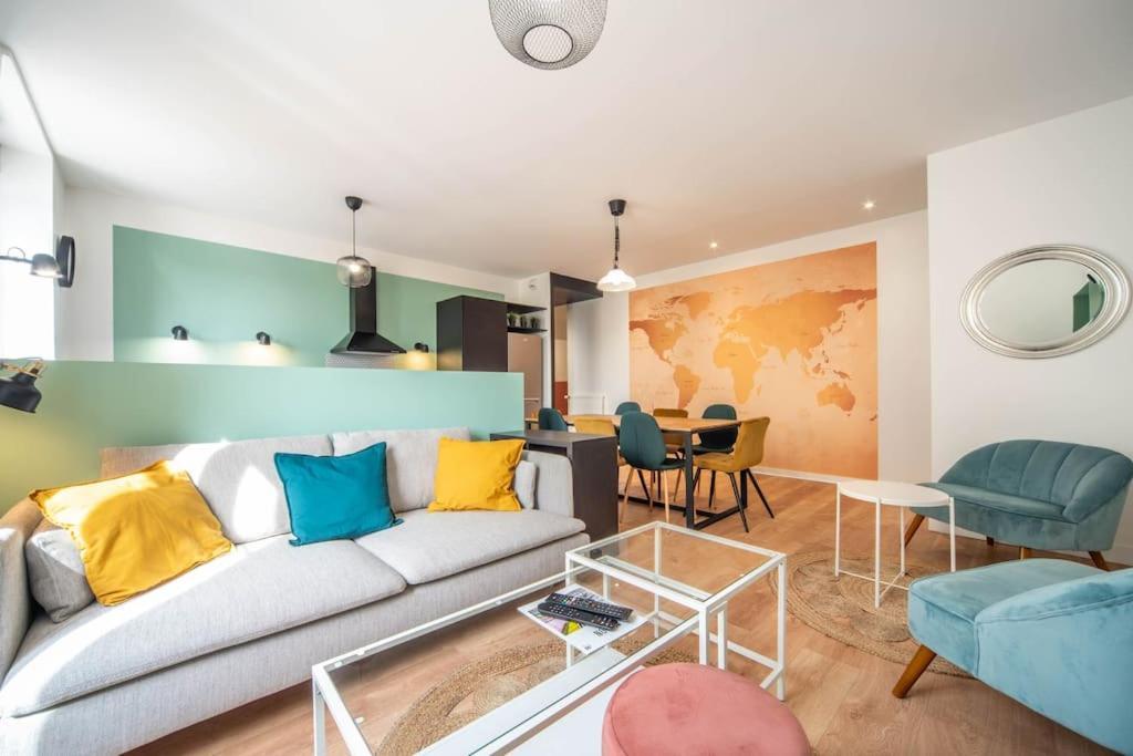 Macon Cozy / Appartement Central 100M² / 8 Pers Екстериор снимка
