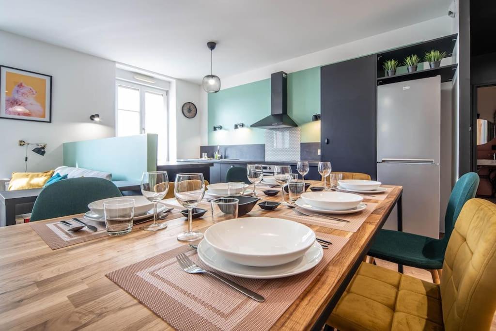Macon Cozy / Appartement Central 100M² / 8 Pers Екстериор снимка